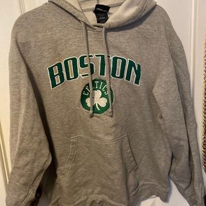 Gray Boston Celtics Hoodie